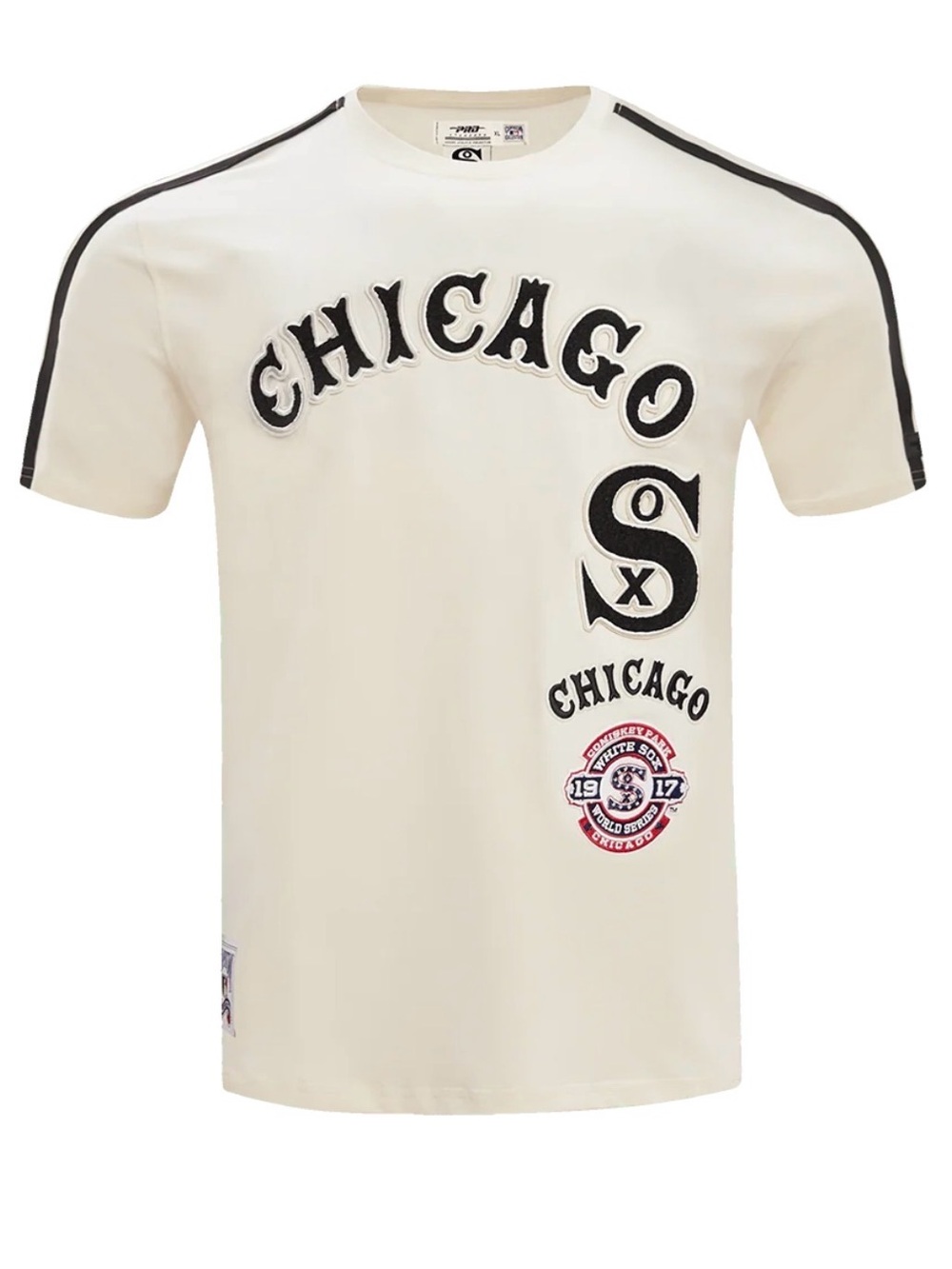 NWT Men's Pro Standard MLB Chicago White Sox Retro Classic Jersey Striped Tee